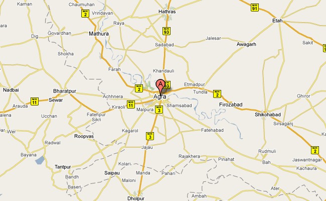 Agra Map