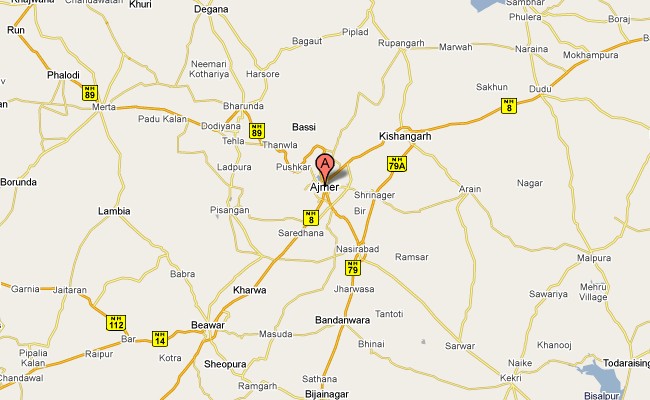 Ajmer Map