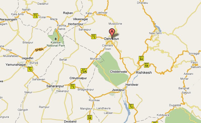 Dehradun Map