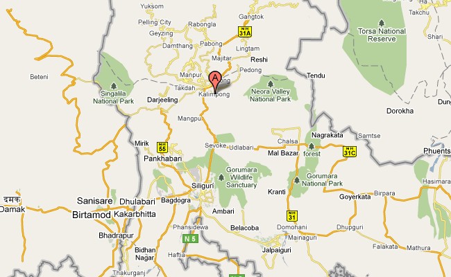 Kalimpong Map