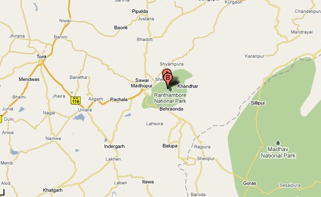 Ranthambore Map