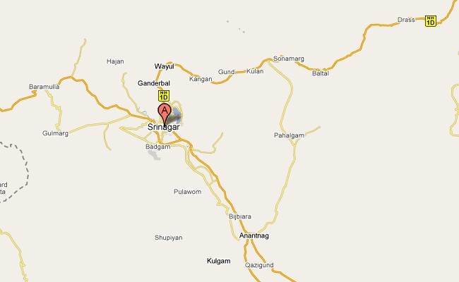 Srinagar Map